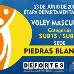 PIEDRAS BLANCAS RECIBE EL VOLEY DEPARTAMENTAL