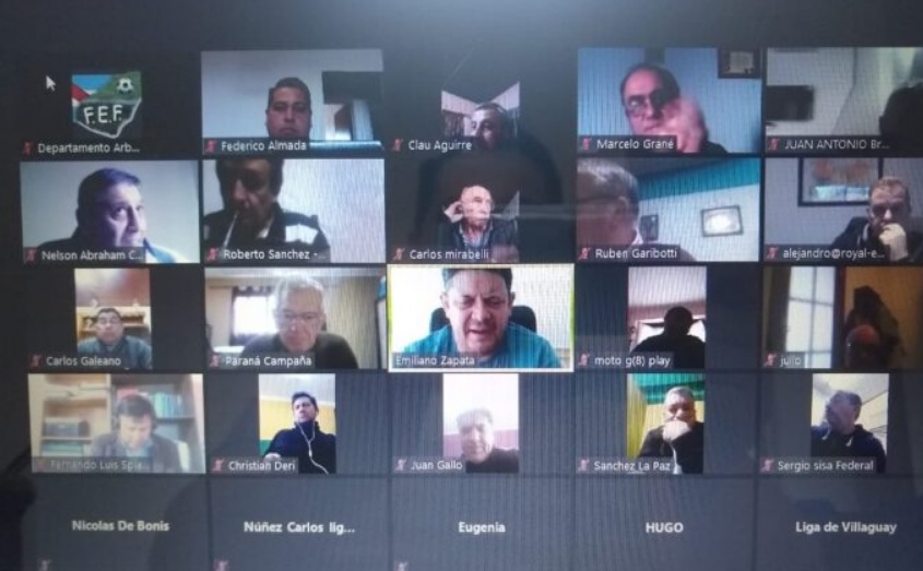 CEBALLOS SE REUNIÓ CON LA FEF Y LOS PRESIDENTES DE LIGA
