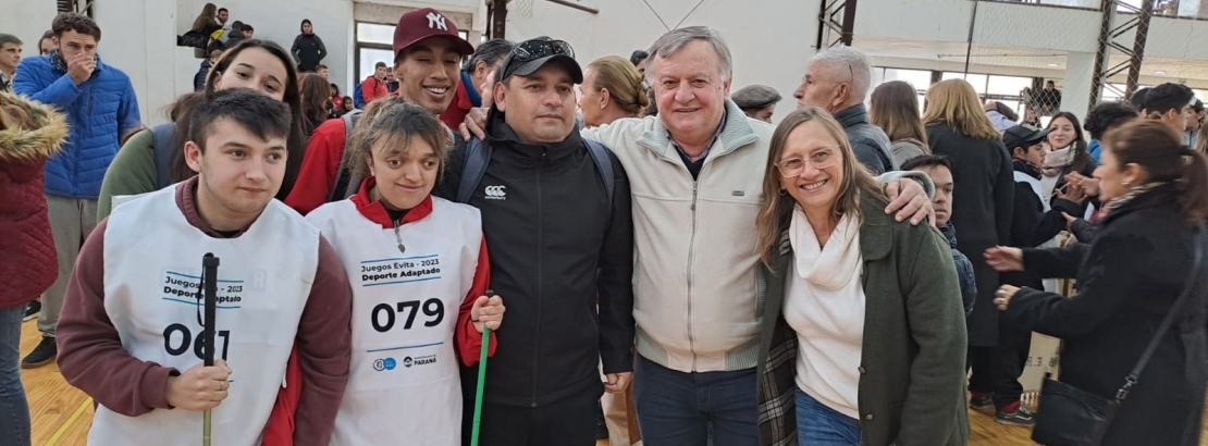 ABRIERON LOS JUEVOS EVITA DE DEPORTE ADAPTADO
