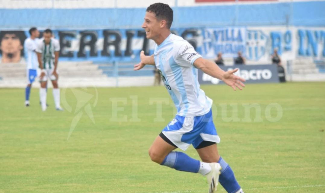 Juan Galetto anotó el gol de la victoria de Gimnasia y Tiro de Salta